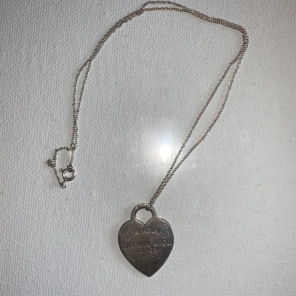 Tiffany & Co. Silver 925 return to Tiffany tag necklace - Picture 3 of 5